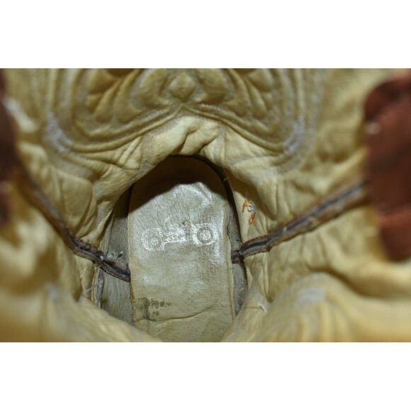 El Besserro Men's Cowboy Boots Size US 8 Mex 27 Brown Pointed Toe -Flaws- - Picture 14 of 15